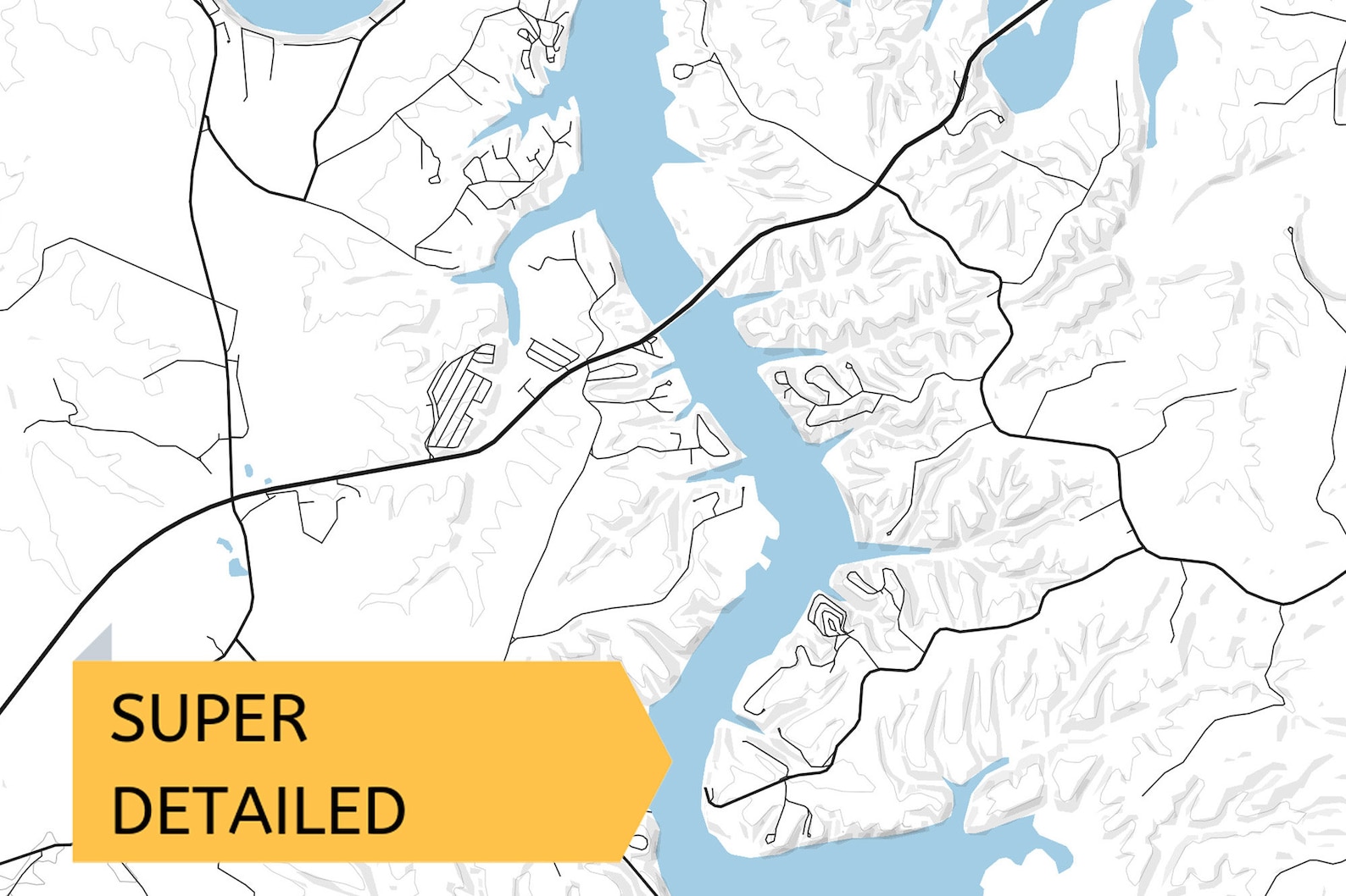 Printable Map of Barren River Lake Kentucky