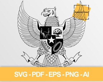 インドネシア　国旗　ヴィンテージ エンブレム インドネシアの丸い国旗 SVG - インドネシアの円形バナー、国の円形