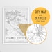 Printable Map of Lake Charles, Louisiana, USA With Street Names Instant ...