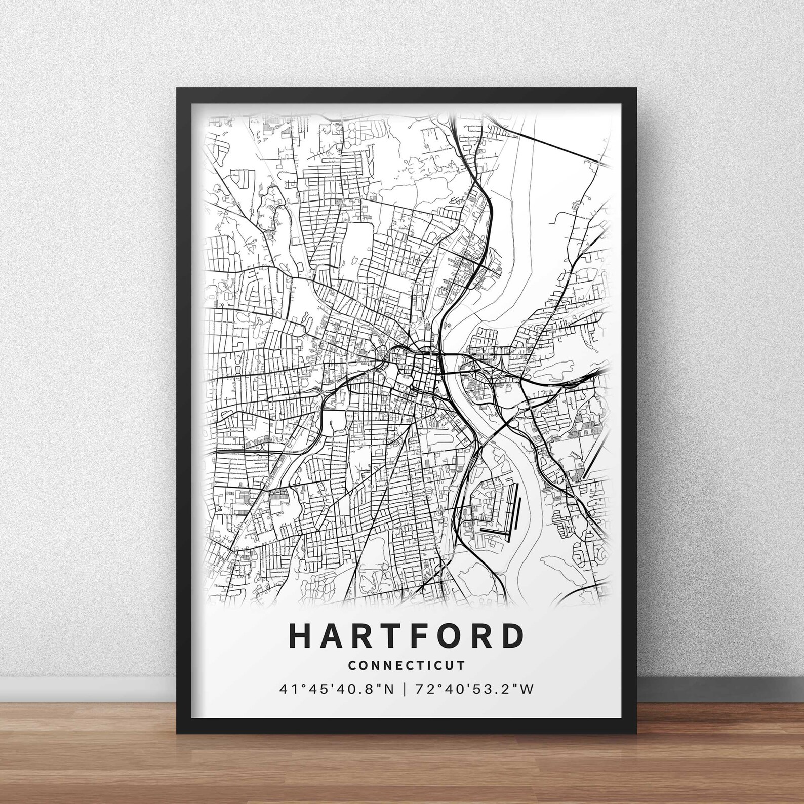 Printable Map Of Hartford CT Connecticut United States With Etsy printable-map-of-hartford-ct-connecticut-united-states-with-etsy