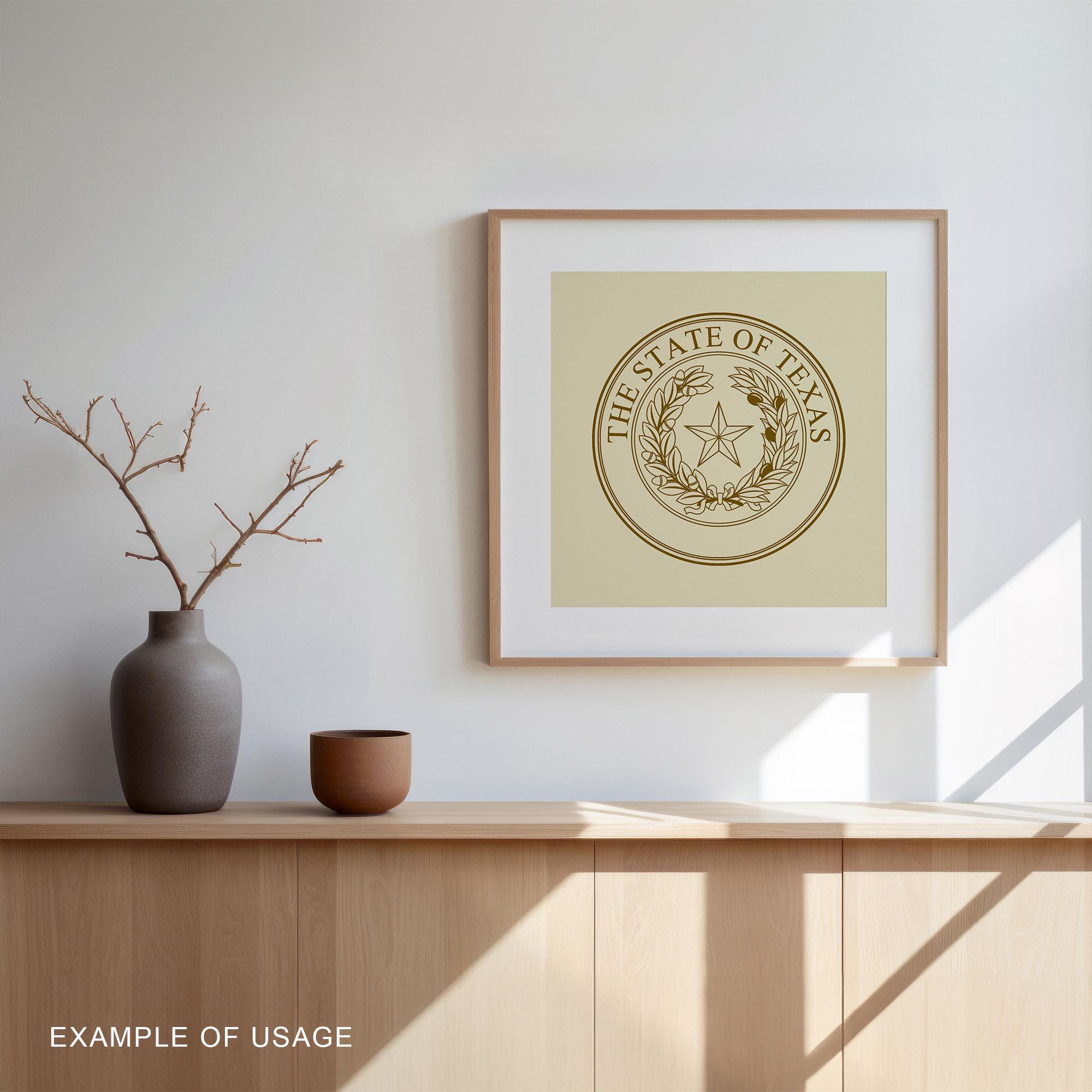 Texas Coat of Arms Vector Clipart (SVG, PNG, PDF), Cutting File ...