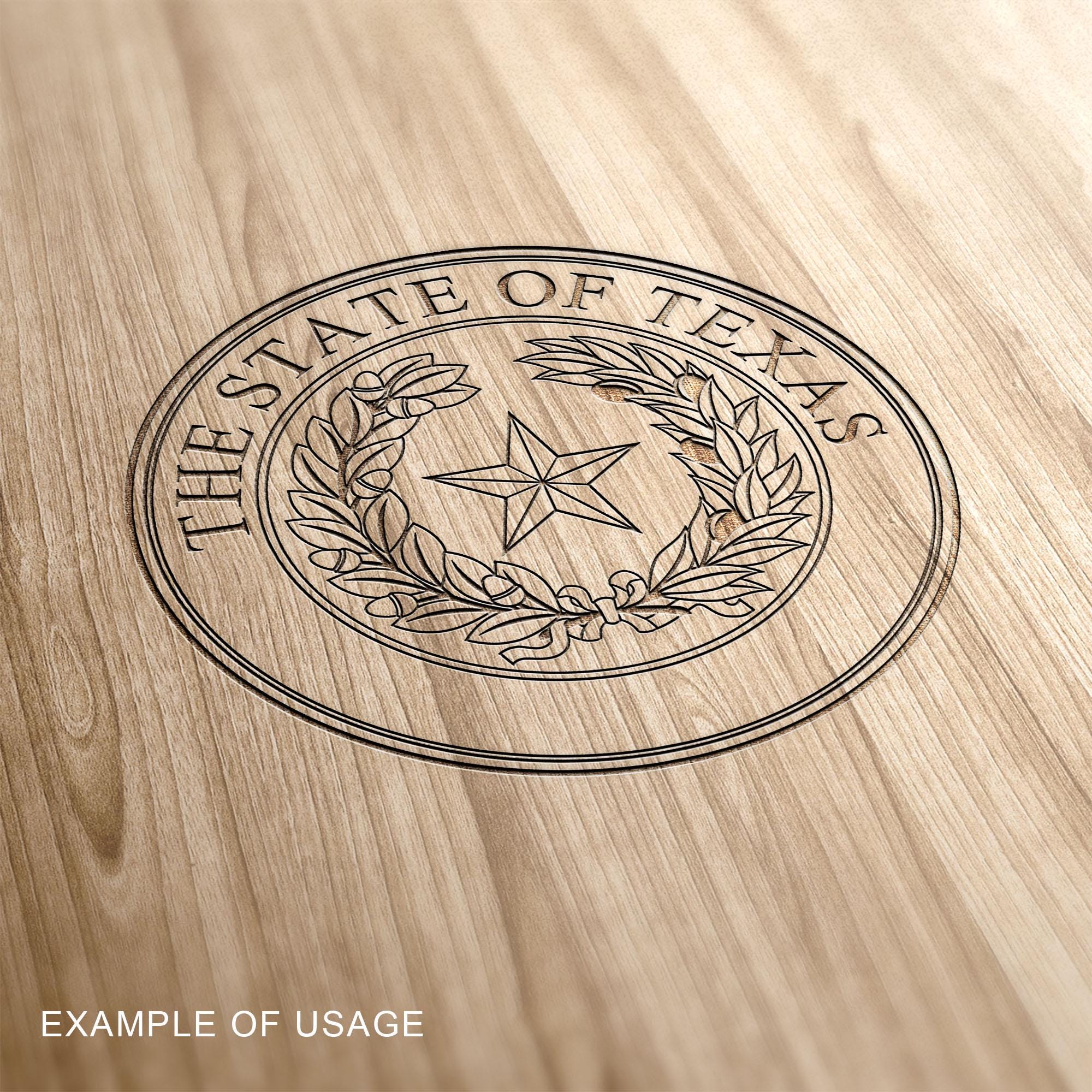 Texas Coat of Arms Vector Clipart (SVG, PNG, PDF), Cutting File ...