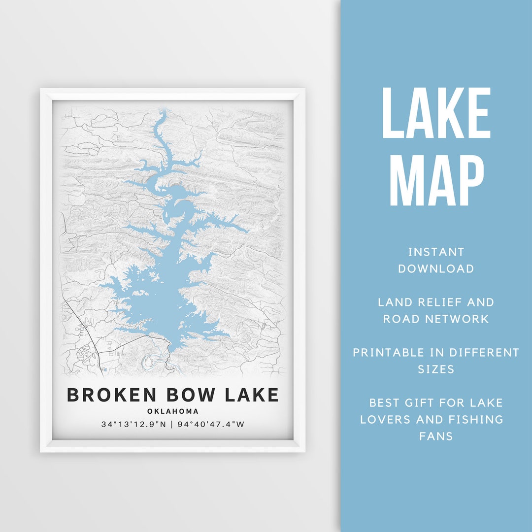 Instant Download Lake Map