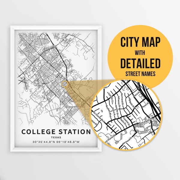 College Station Printable - Etsy