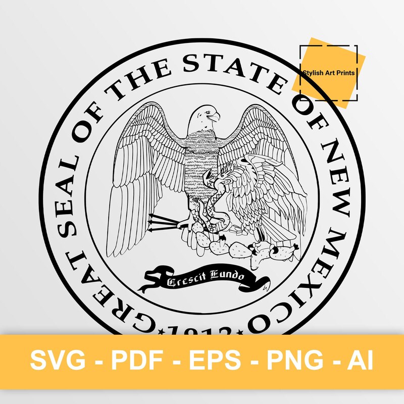 State Seal of New Mexico - Etsy UK