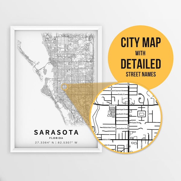 Street Map of Sarasota Florida - Il 600x600.5356199659 5zho 