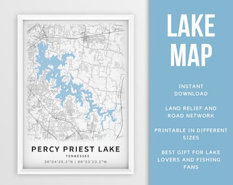 Percy Priest Lake Tennessee Map - Il 340x270.5304311643 2tr6