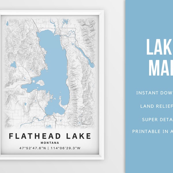 Flathead Lake Art Etsy