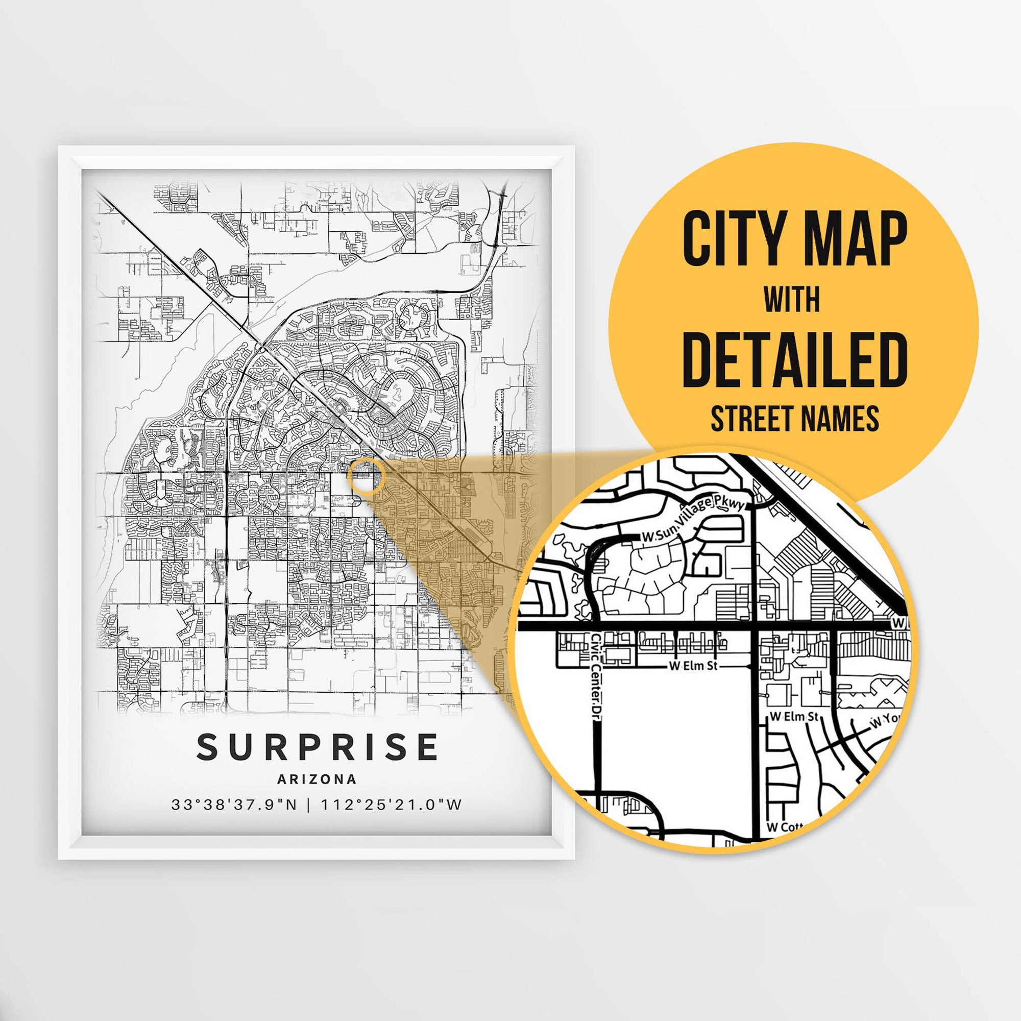 Street Map Of Surprise Az