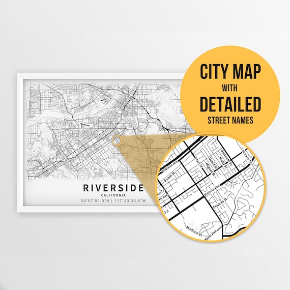 Riverside California Map Riverside, California | City Of Arts