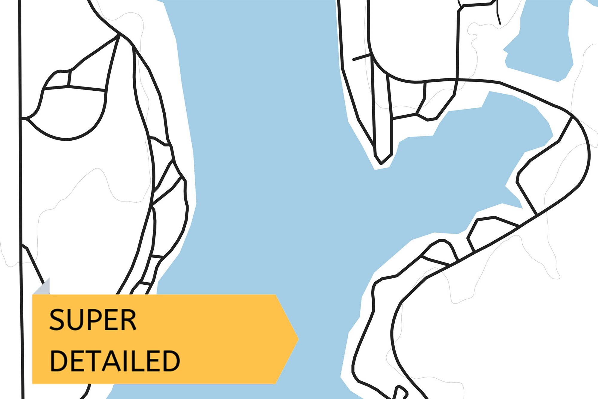 Printable Map of Lake Afton Kansas United States Instant Etsy Australia