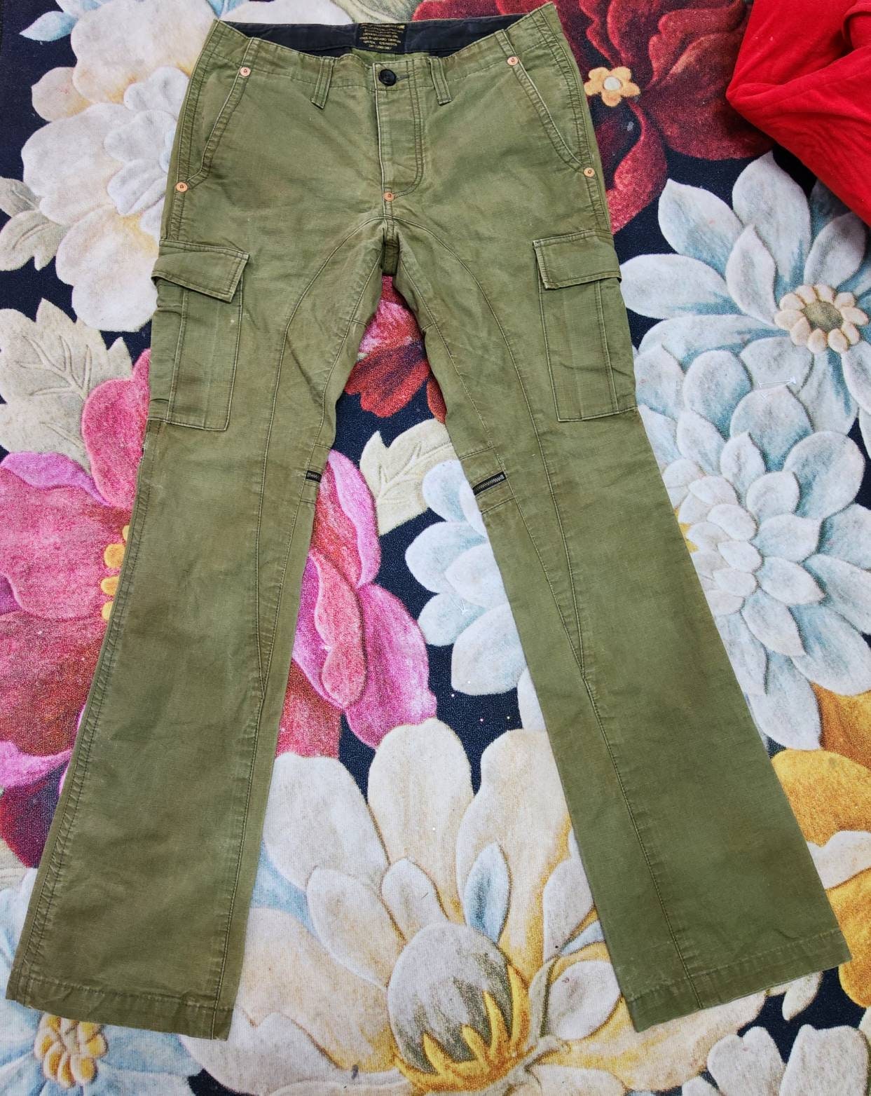 Izreel Kazuhiro Takakura Cargo Pants - Etsy Hong Kong