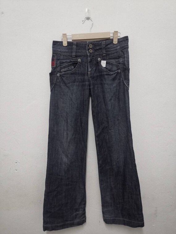 Marithe Francois Girbaud Flare Jeans Baggy Jeans - Etsy