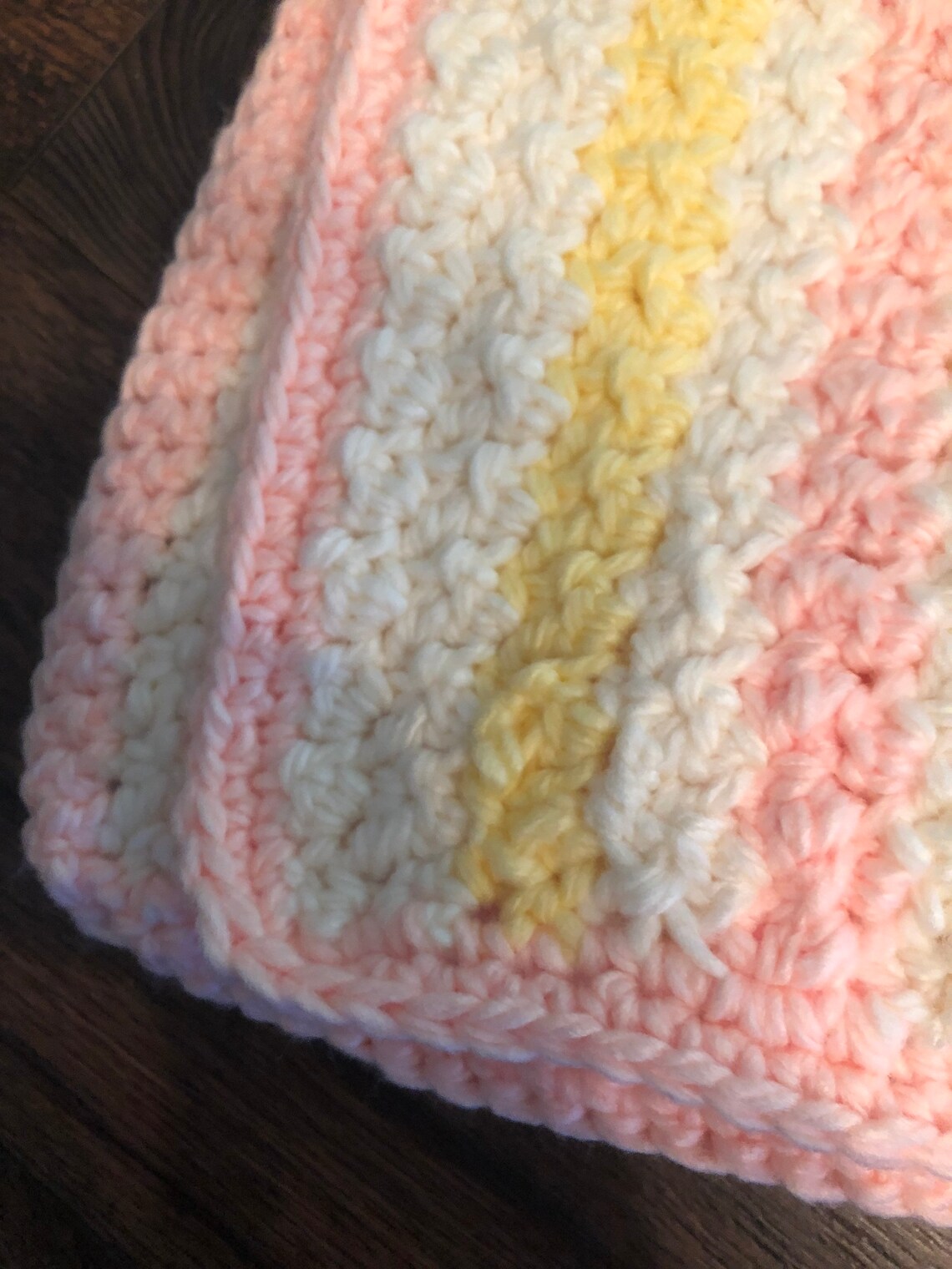 Hand Crocheted Baby Blanket Etsy