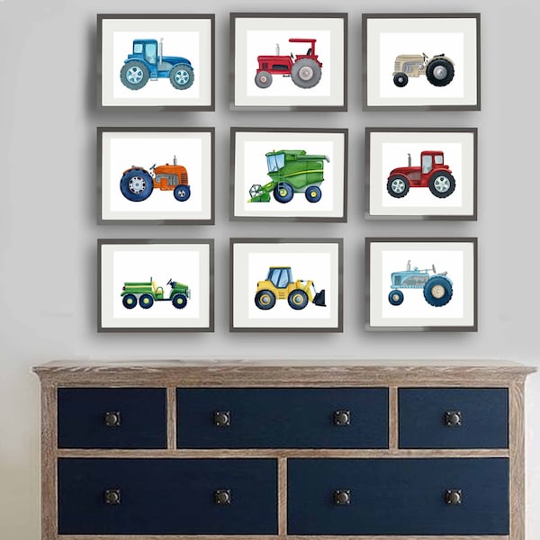 Tractor Nursery Etsy