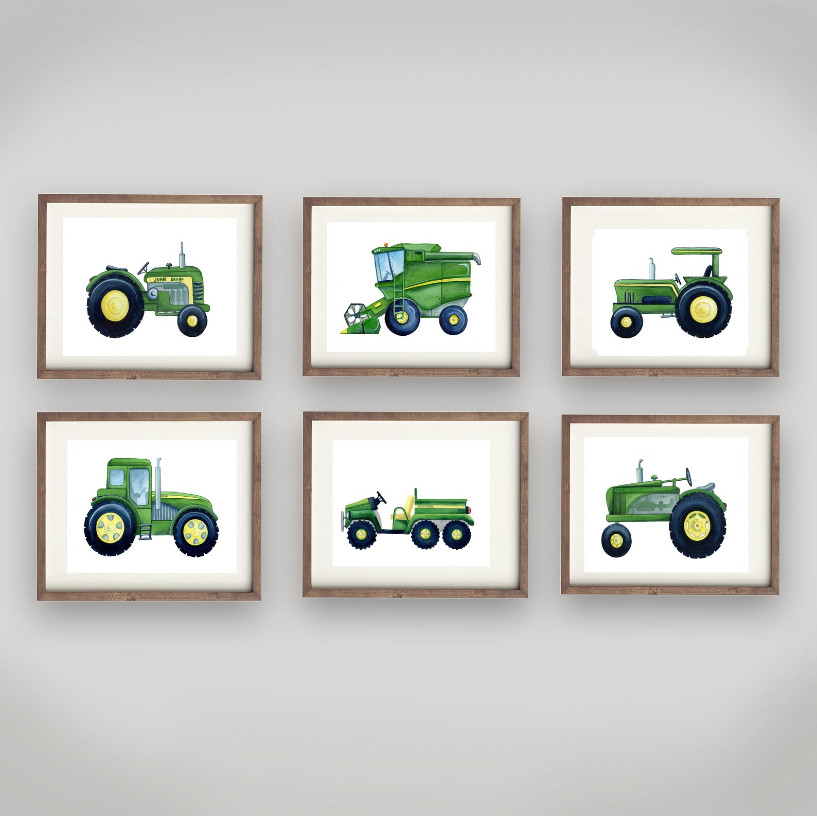 Tractor Wall Art Decor for Boy Room Digital Images Instant Etsy