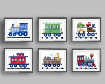 Train Nursery Decor - Etsy