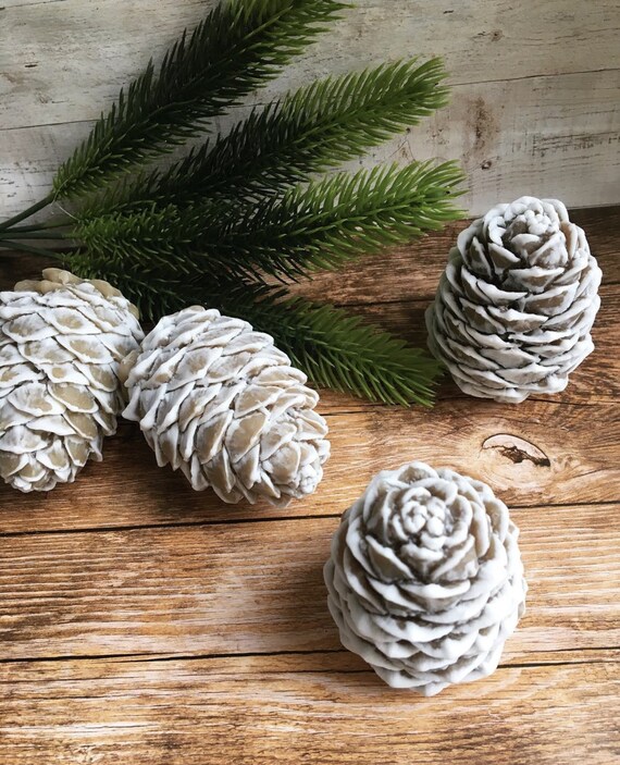 3D Pinecone Silicone Candle Mold Soap Cake Resin Moulds Candle Making Molds