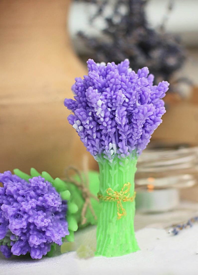 3D Lavender Silicone Mold flower silicone Mold soap silicone Mold resin silicone mold soap making candle making candle silicone mold