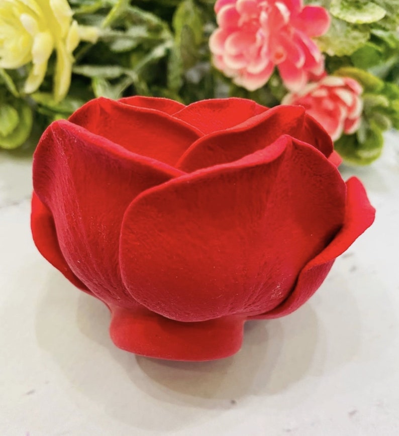 3D Large Rose Silicone Mold Soap silicone mold resin silicone Etsy