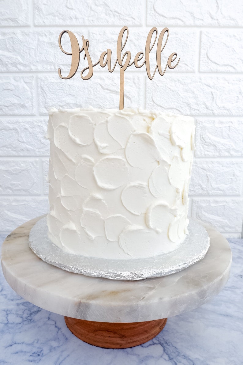 Name Cake Topper Personalized Cake Topper Etsy