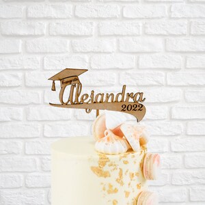 Graduation cake topper, personalized class of 2025 cake topper