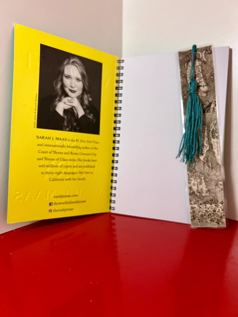 Upcycled ACOTAR Notebook – A Court of Mist and Fury Sarah J. Maas Book ...