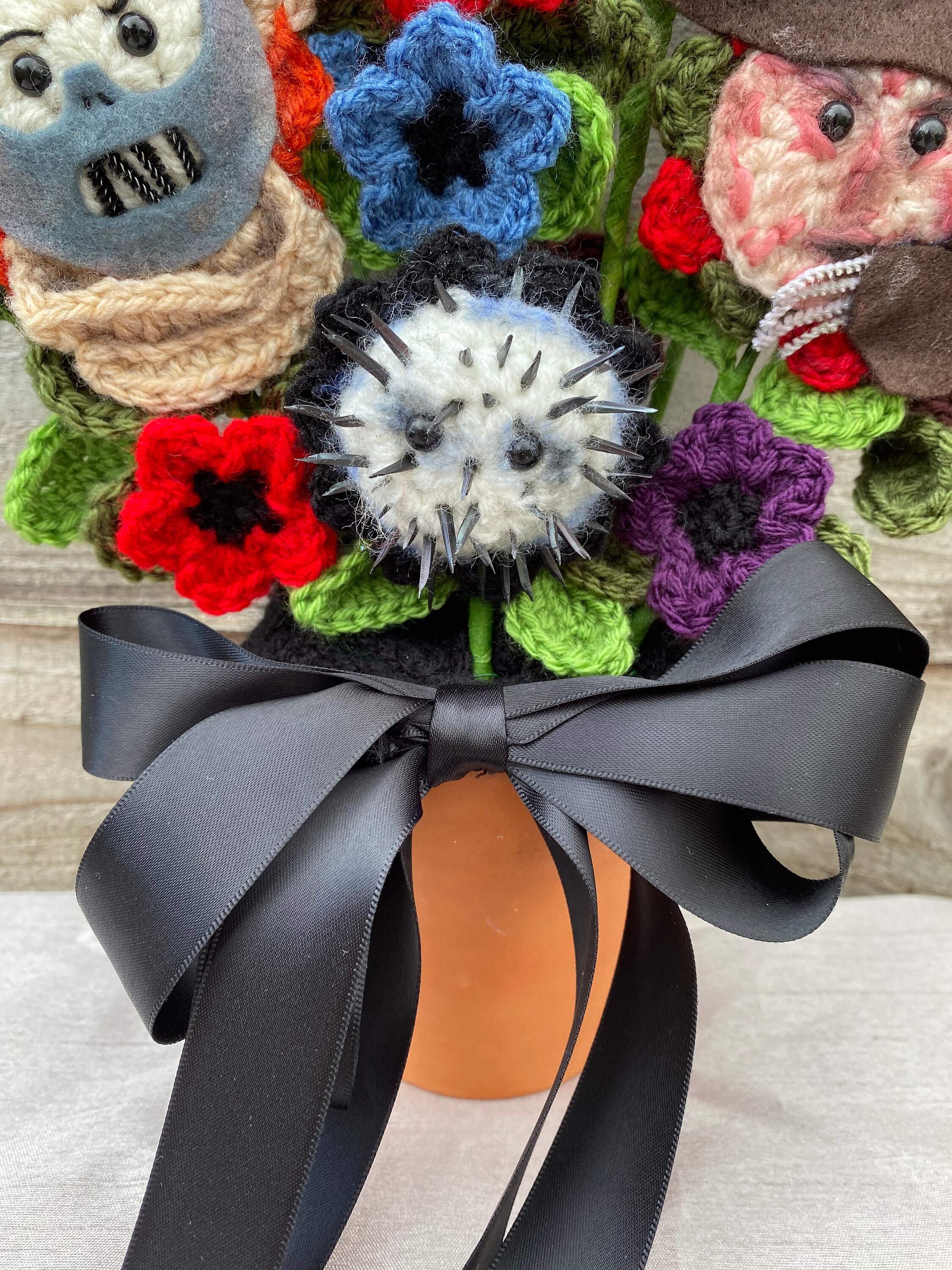 Bouquet Of Horrors PDF Crochet Pattern Only DIGITAL DOWNLOAD Etsy