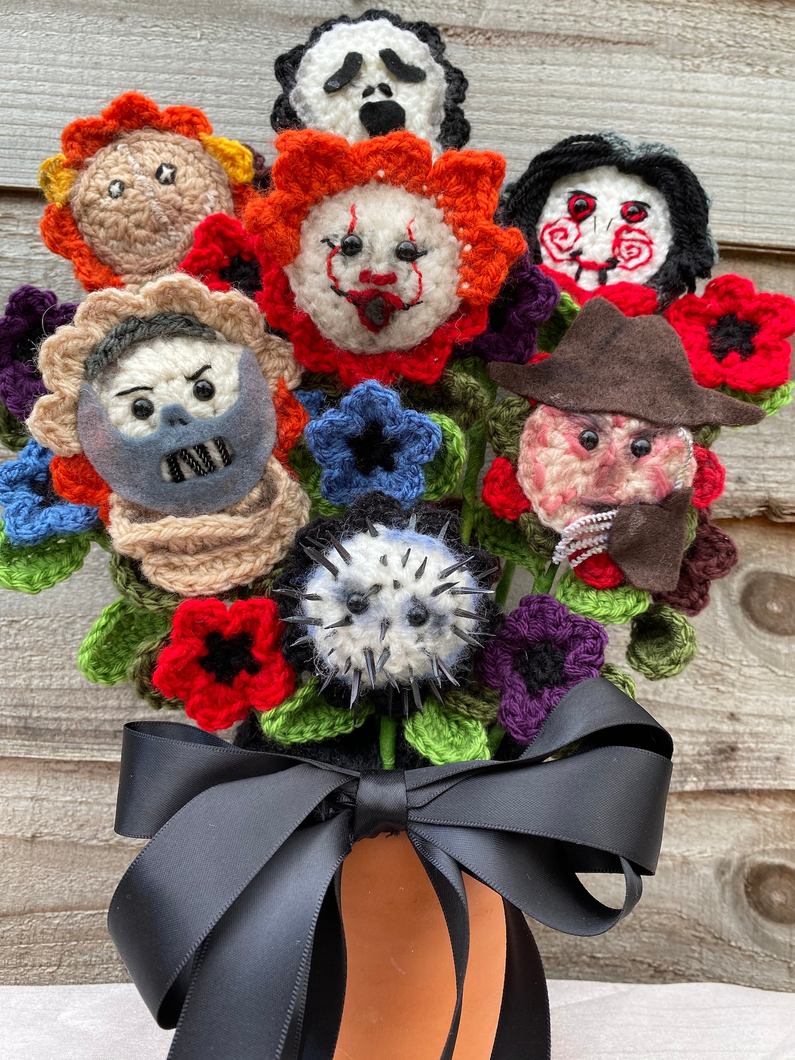 Bouquet Of Horrors PDF Crochet Pattern Only DIGITAL DOWNLOAD Etsy