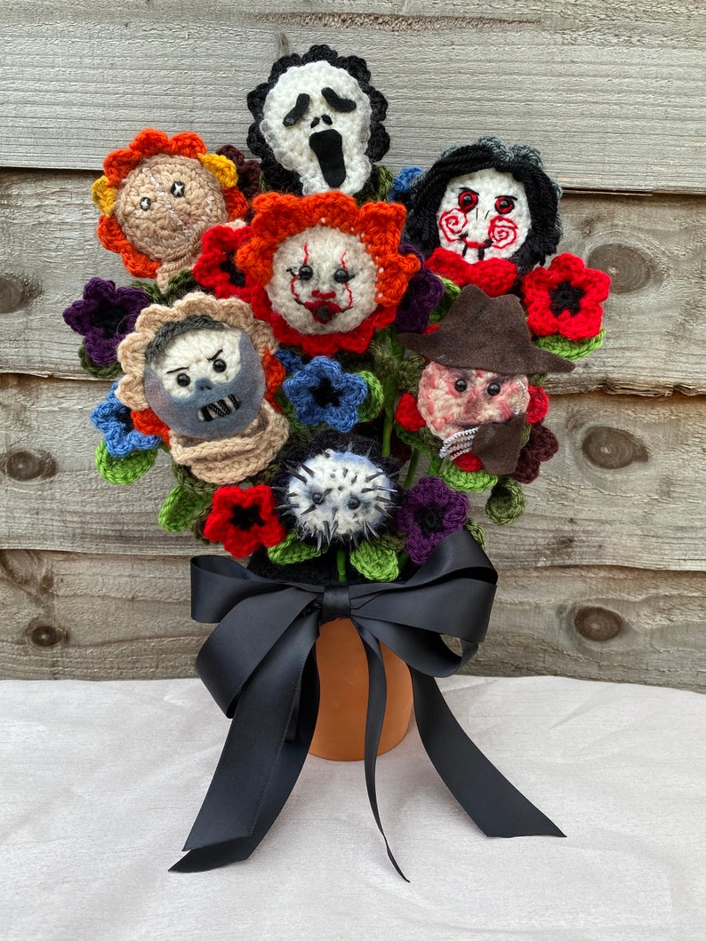 Bouquet Of Horrors PDF Crochet Pattern Only - DIGITAL DOWNLOAD 