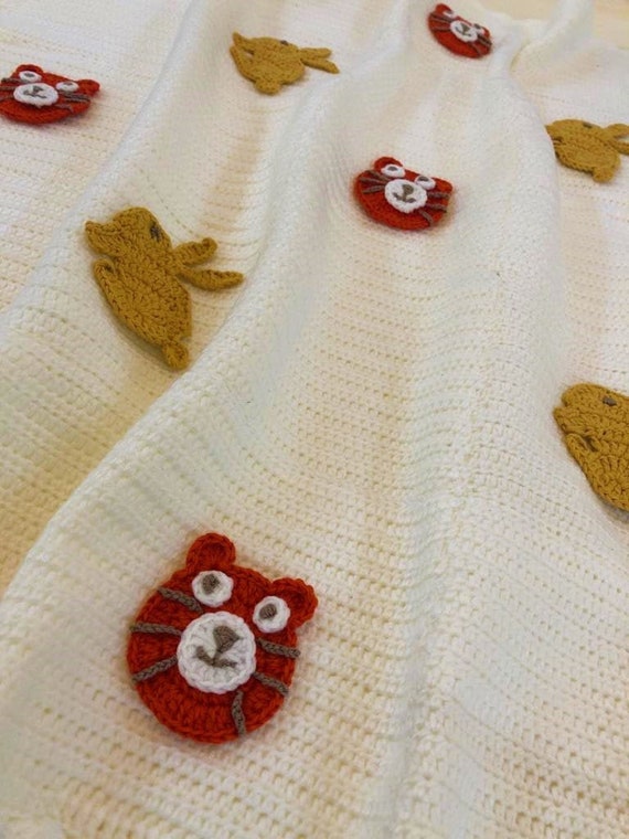 Crochet Baby Blanket Animal Blanket for Baby Handmade | Etsy