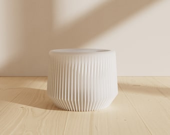 Flower pot LUKO 6-30 cm in white