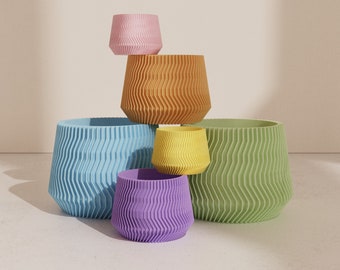 Flower pot KELA in colorful pastel colors 6-30 cm