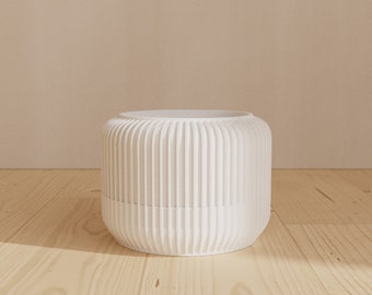 Flower pot PRADA 6-30 cm in Organic White