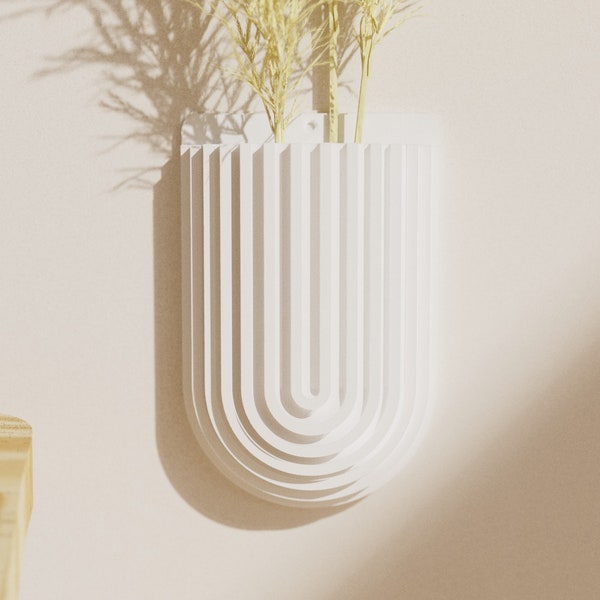 Wall vase KABA in white