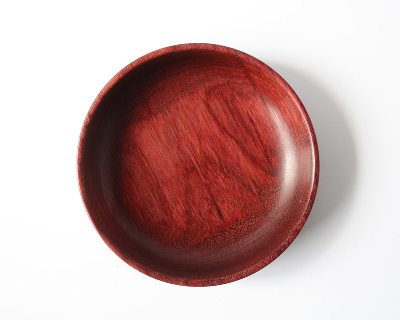 HandMade Purple Heart Wood Dish/Bowl Etsy