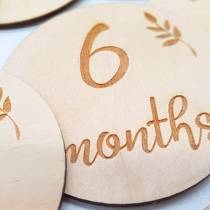 Baby milestone signs, baby birth stats, month milestone plates, laser engraved milestone signs, photo props, month milestone sign