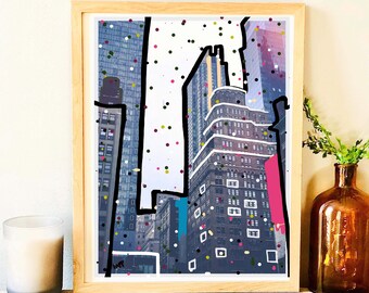 NYC Wall Art NYC Print NYC Art New York Print New York Poster Manhattan Wall Art City Print City Wall Art Home Decor Manhattan Urban Gift