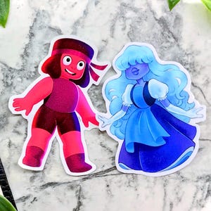 Steven Universe - Ruby & Sapphire (Stickers)
