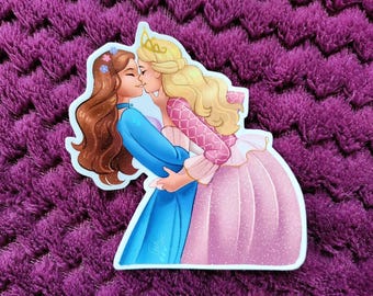Barbie-prinses en de bedelaar - vinylsticker