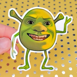 Shrek / Mike Wazowski - Vinyl Sticker