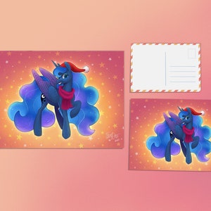 Princess Luna | Xmas Jolly | My Little Pony (fanart print)
