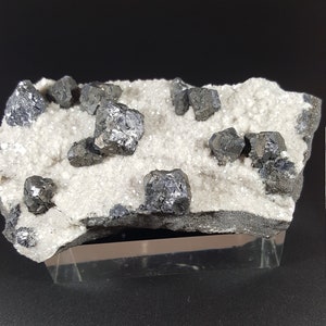 Siegenite and Galena Crystals