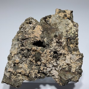 Pyrite, Chalcopyrite and Quartz Crystals