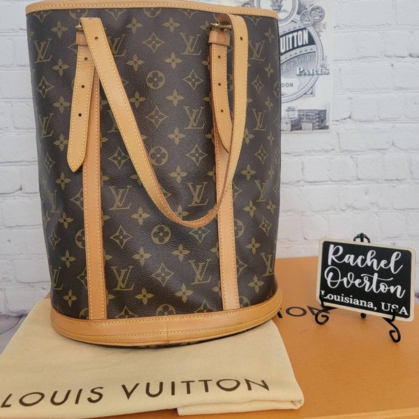 Louis Vuitton Bucket Bag GM in Monogram - All New Interior replaced by LV