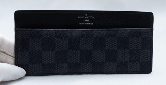 LOUIS VUITTON Damier Graphite Cardholder Insert Louis Vuitton Wallet Insert in Damier Graphite Canvas  main image 4