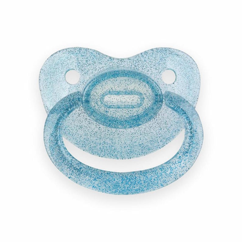 ABDL Adult Pacifier Nuk6 sparkly and transparent colors image 3