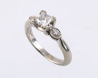 Vintage Diamond Ring by Christine Marguerite Designs