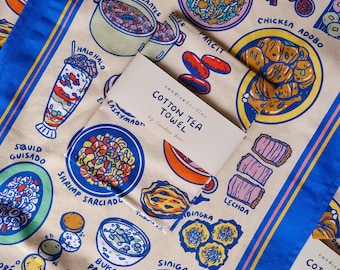 Filipino Foods Tea Towel