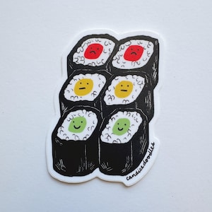 Sushi Smileys Sticker